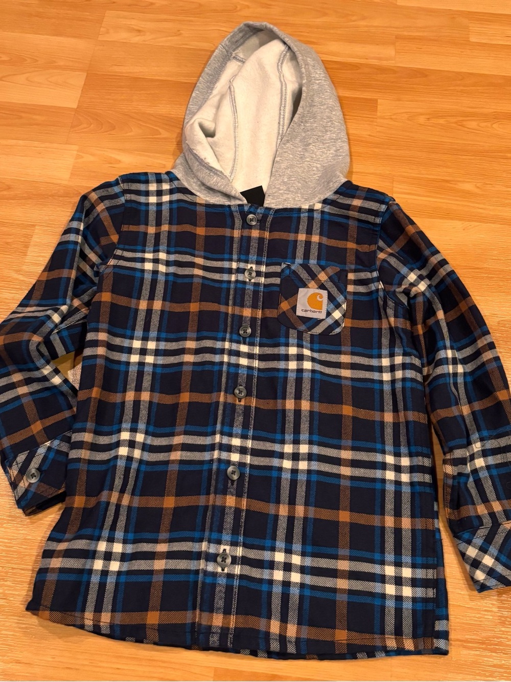 Carhartt Boys Hooded Flannel